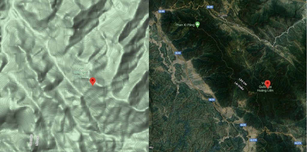 Vị trí và địa hình Nam Kang Ho Tao trên Google Map