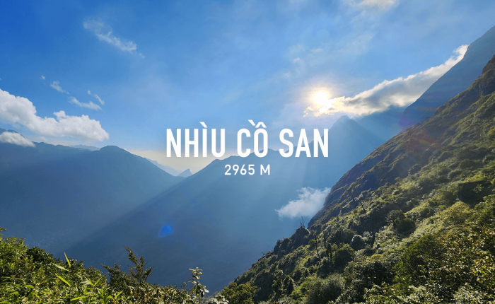 Tour trekking chinh phục Nhìu Cồ San - Viettrekking