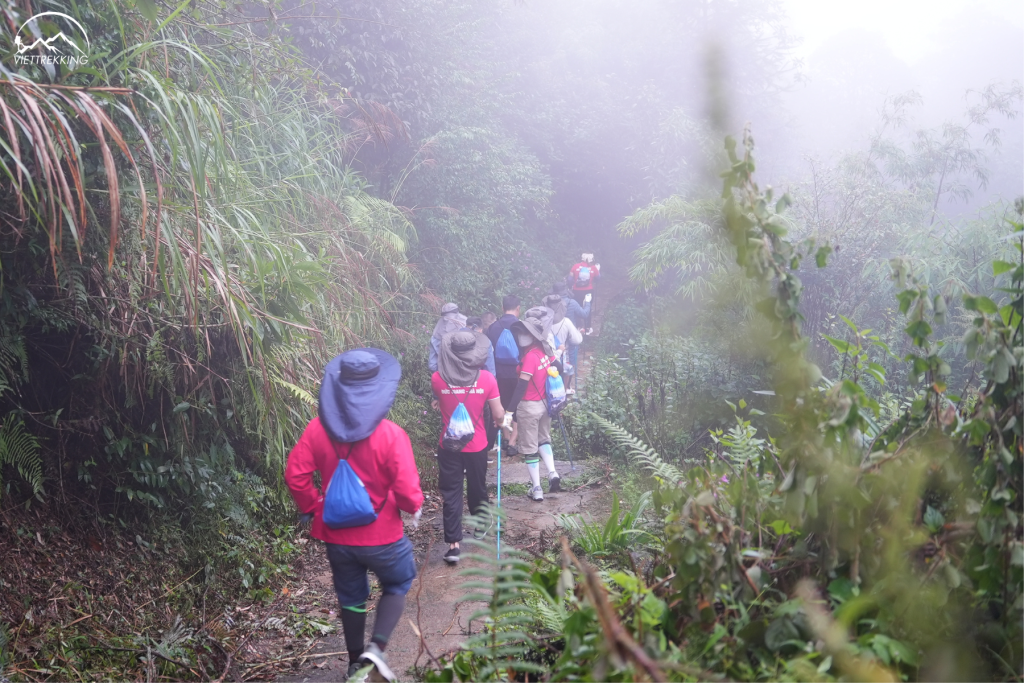 Các thành viên Các thành viên Tập đoàn Hóa chất Đức Giang đợt 4 trên cung đường trekking Fansipan