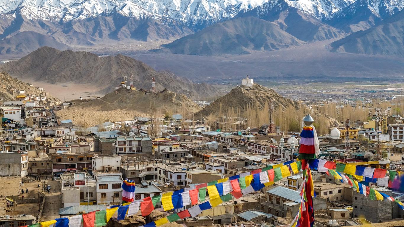 Leh - thủ phủ của Ladakh rất phát triển nên có nhiều lựa chọn về khách sạn